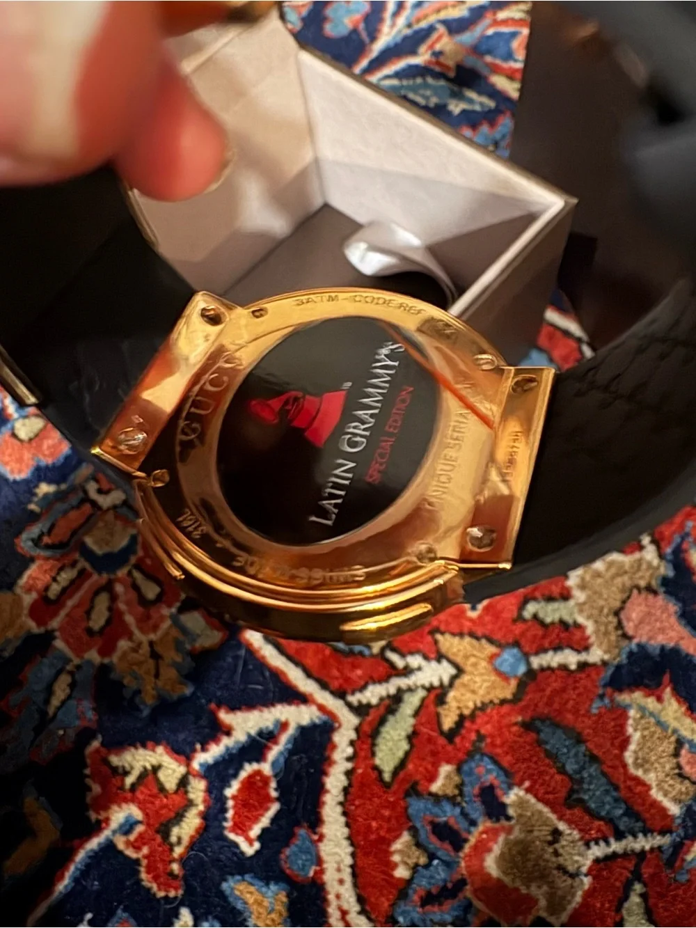 Gucci Black and Gold Men's Special Edition Watch